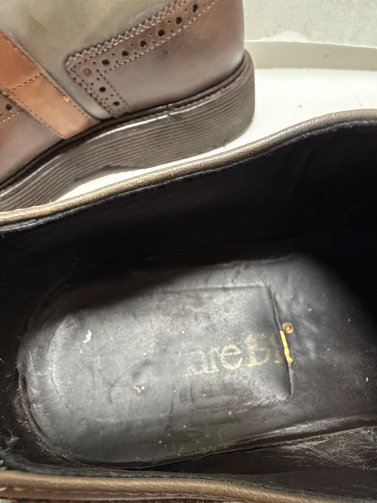 Vintage Italian Leather Kiltie Fringe Loafers Monk Strap Brogue Shoes EU 40 Brow main image 6
